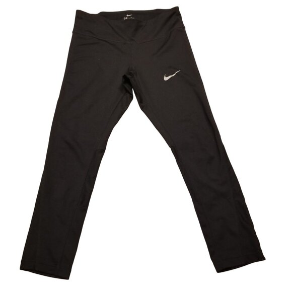 Nike Small Running Track Pants 21in Soccer Athletic Joggers/Leggings Cropped - Picture 1 of 14